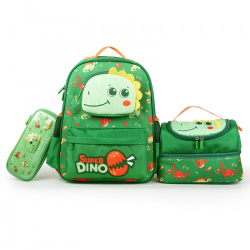 Dinosaur-kids backpack set